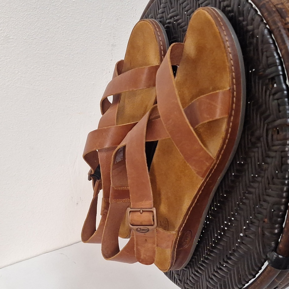 Chaco Women's Wayfarer Sandal, Rust, Size 12 Medium US - Picture 6 of 13